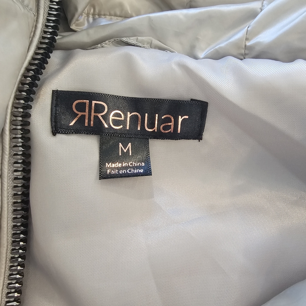 Renaur Puffer Vest With Waist Tie And Hood MEDIUM - Picture 8 of 8